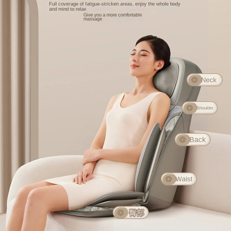 Multi-functional Waist Neck and Back Massagers Automatic Kneading Massage Chair Lumbar Vibration Massage Cushion Massage Mats